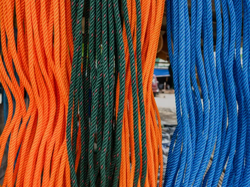 Polythene ropes
